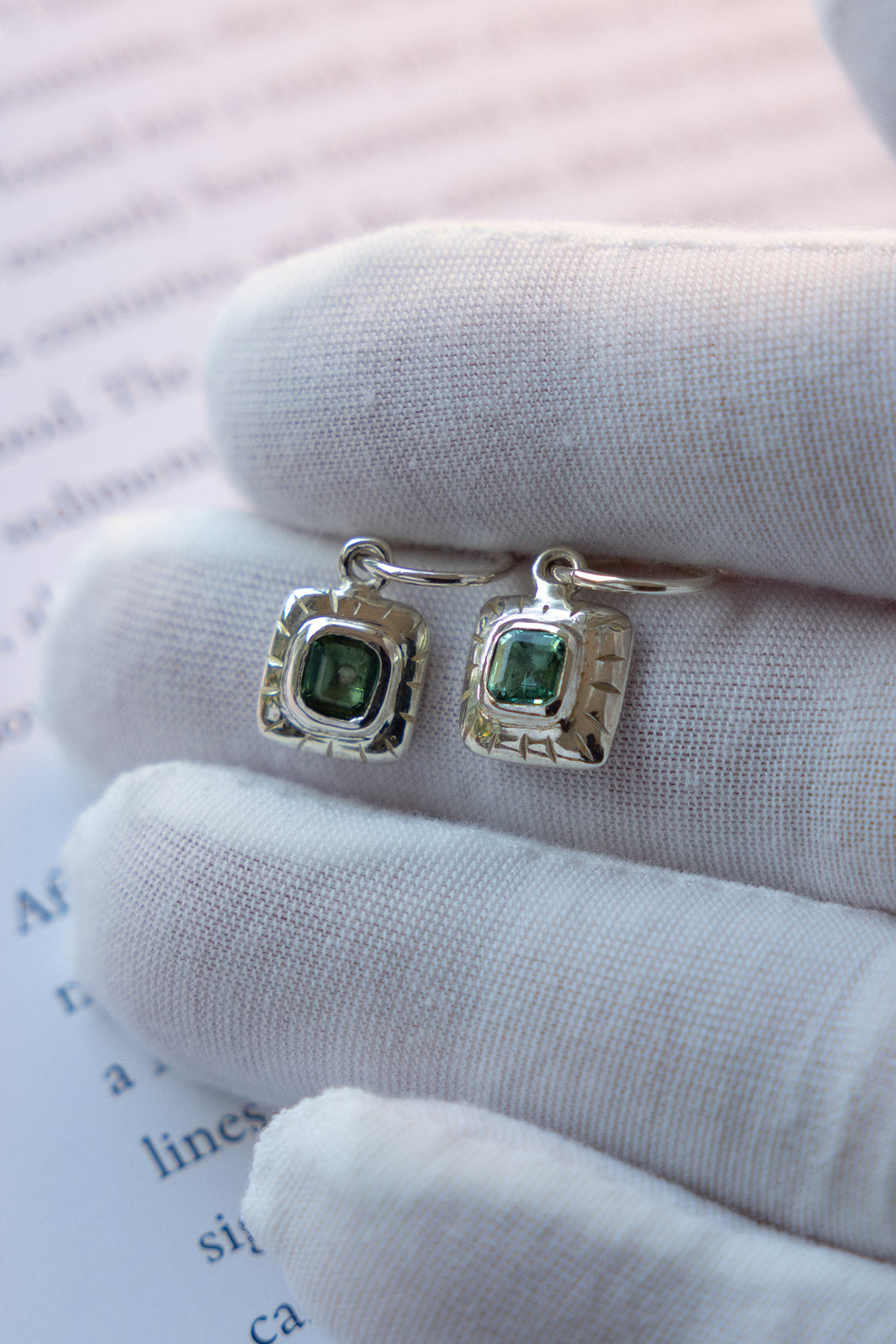 OG TOURMALINE SLEEPERS - Neij Jewellery, Earrings