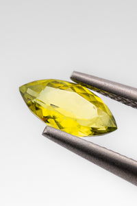0.75ct YELLOW MARQUISE SAPPHIRE - Neij Jewellery, Gemstone