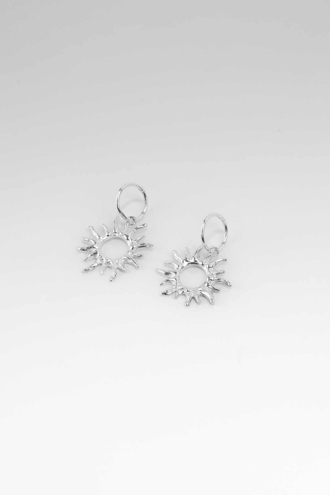 SOL SLEEPERS - SILVER - Neij Jewellery, Earrings