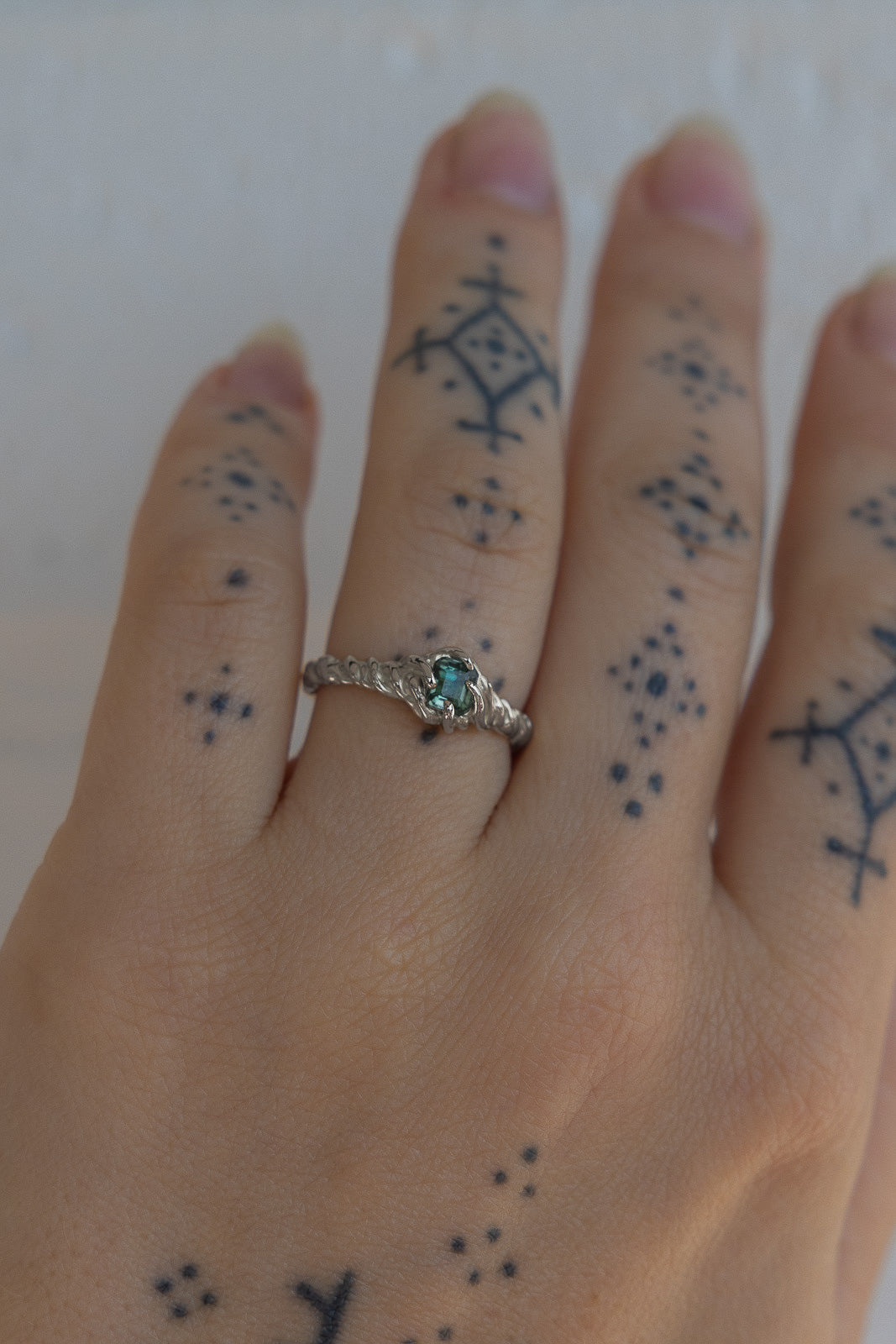 TOURMALINE WAVE RING | SILVER - Neij Jewellery, Rings