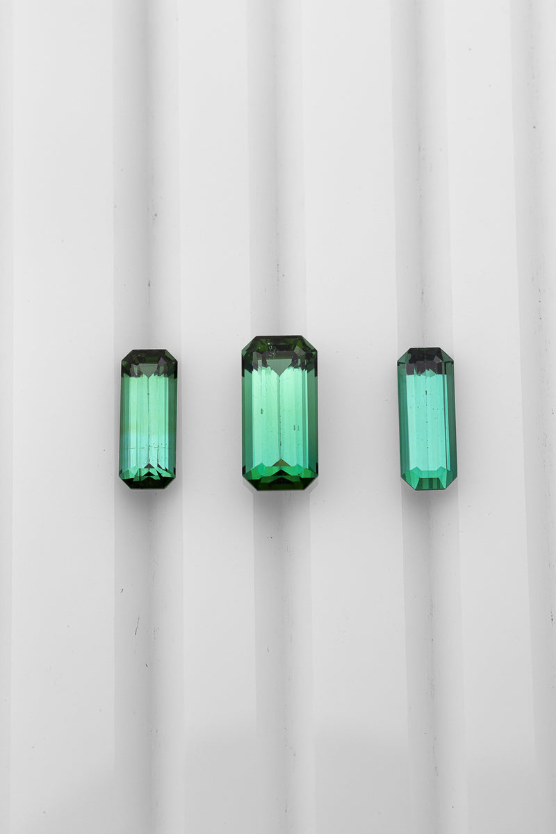 TOURMALINE SET 2 - TEAL - Neij Jewellery, Gemstone