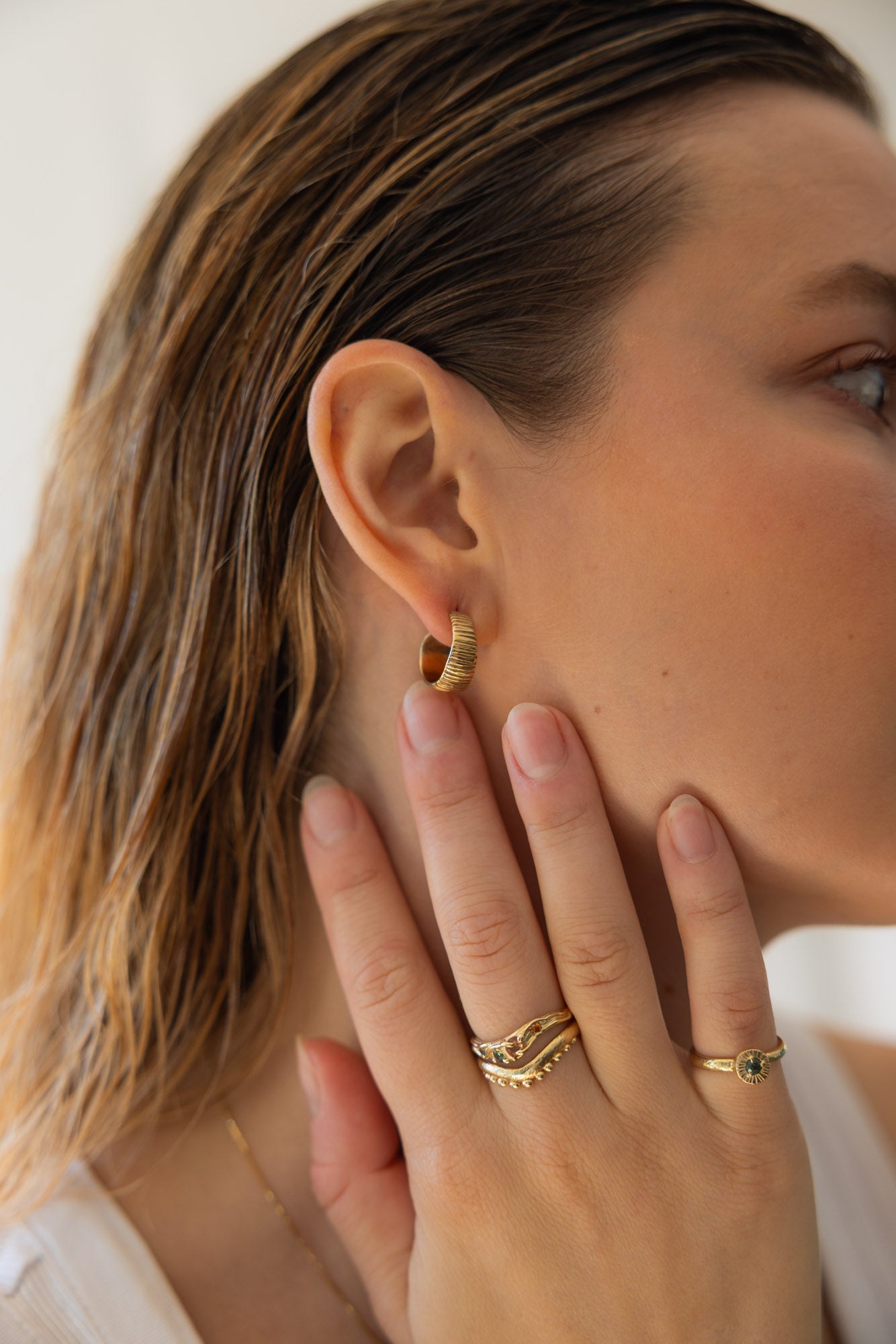 INGRID HOOPS | SOLID GOLD