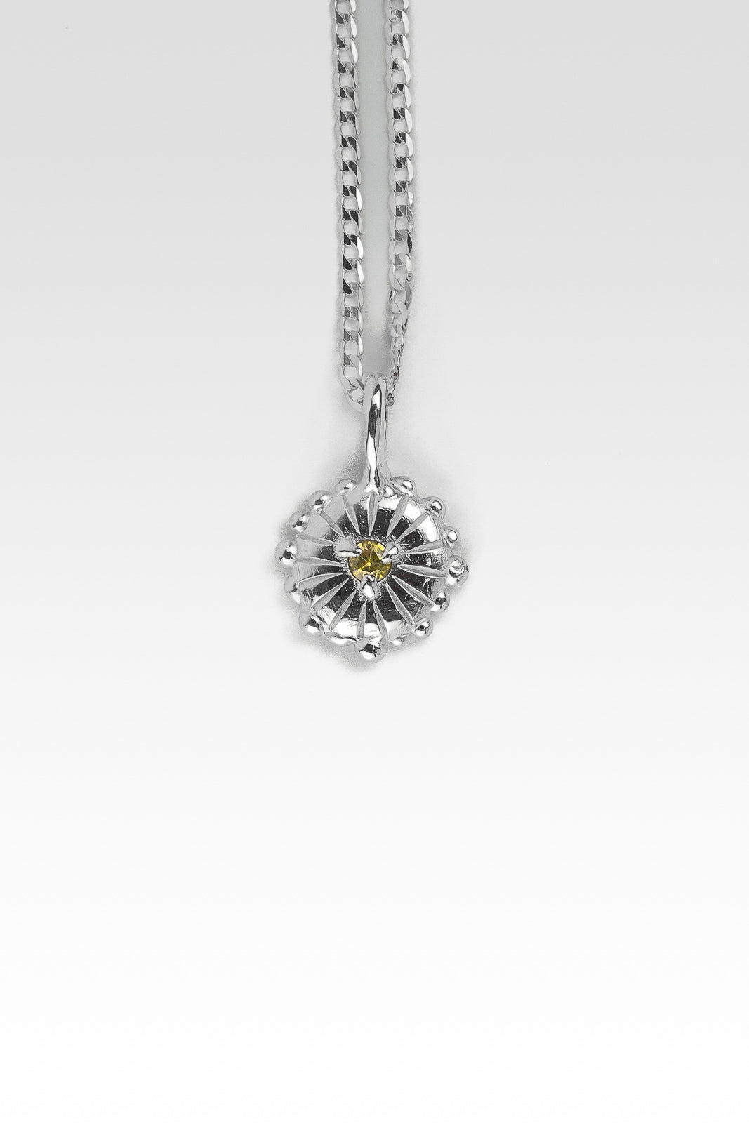 SAPPHIRE SUN NECKLACE | SILVER - Neij Jewellery, Necklaces