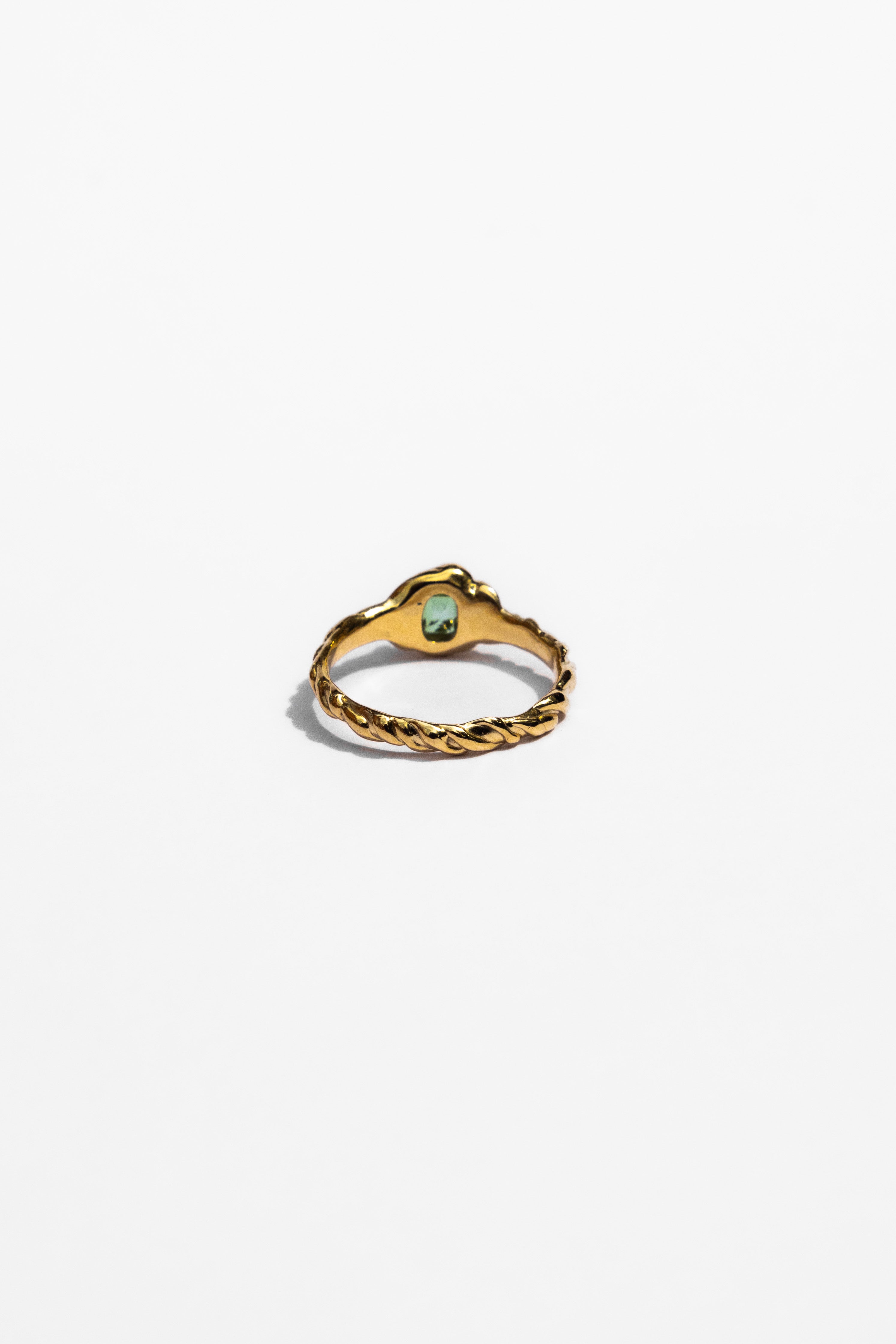 TOURMALINE WAVE RING - Neij Jewellery