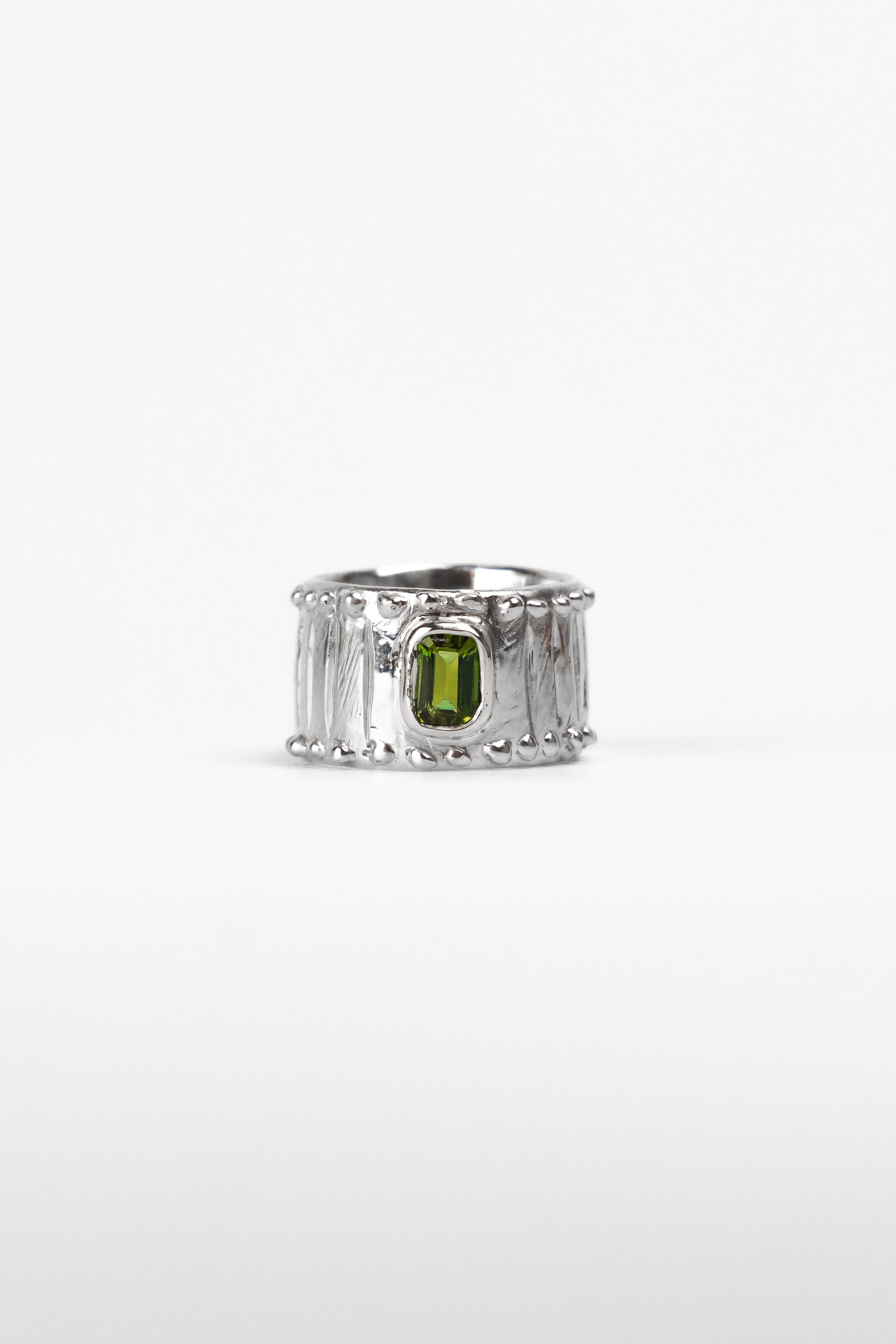 TOURMALINE CIGAR BAND - Size N - Neij Jewellery