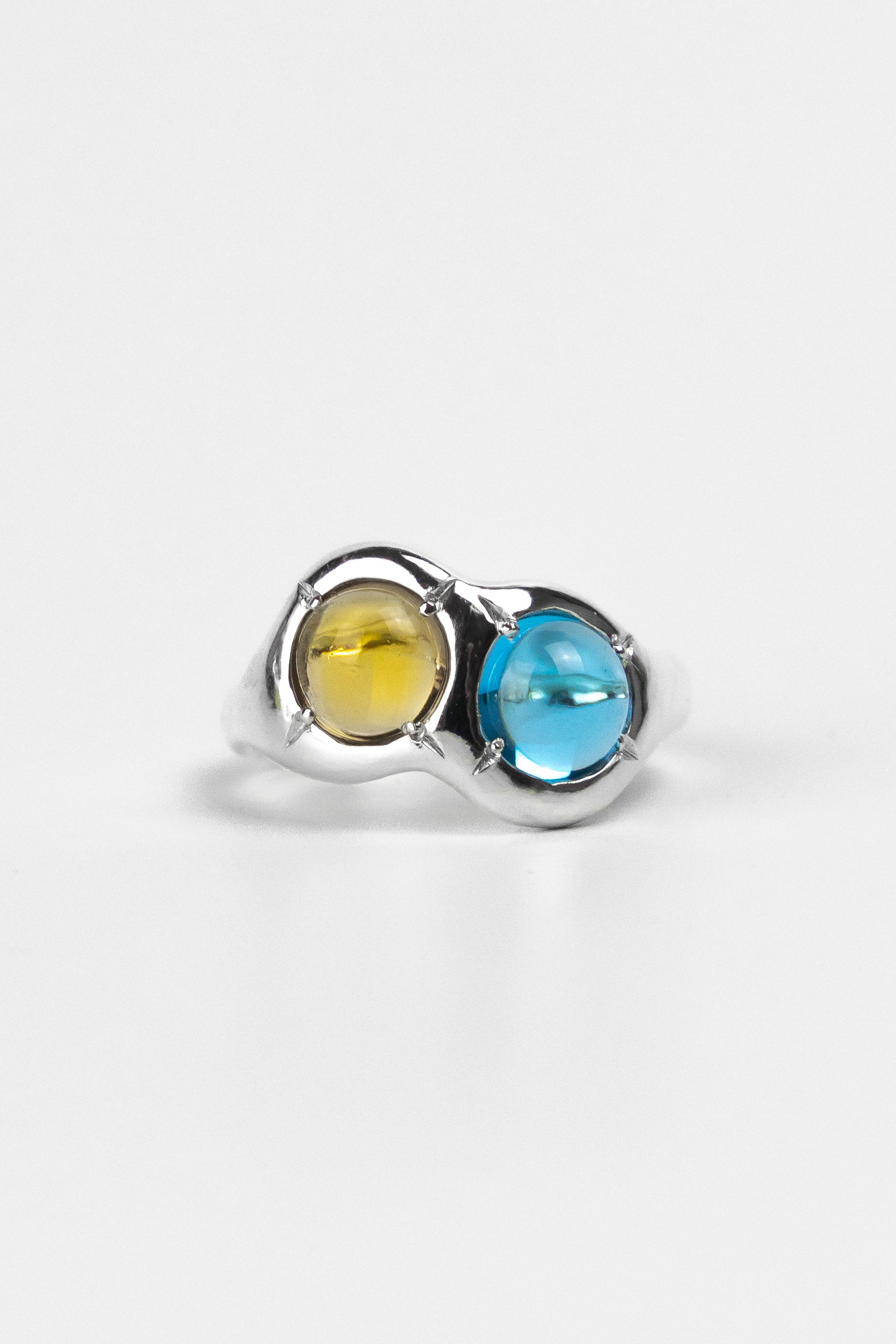 TOPAZ & CITRINE - Size N - Neij Jewellery