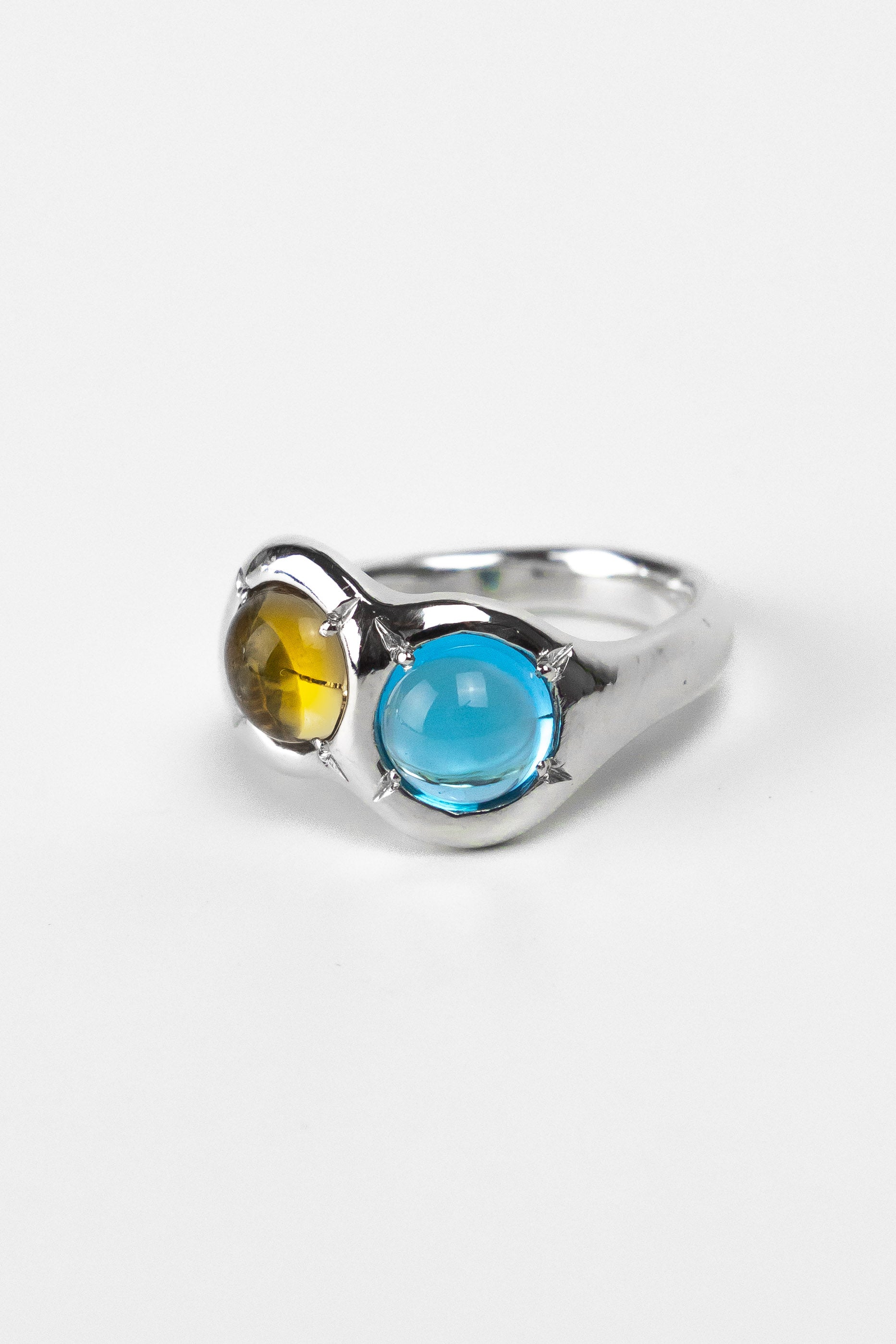 TOPAZ & CITRINE - Size N - Neij Jewellery