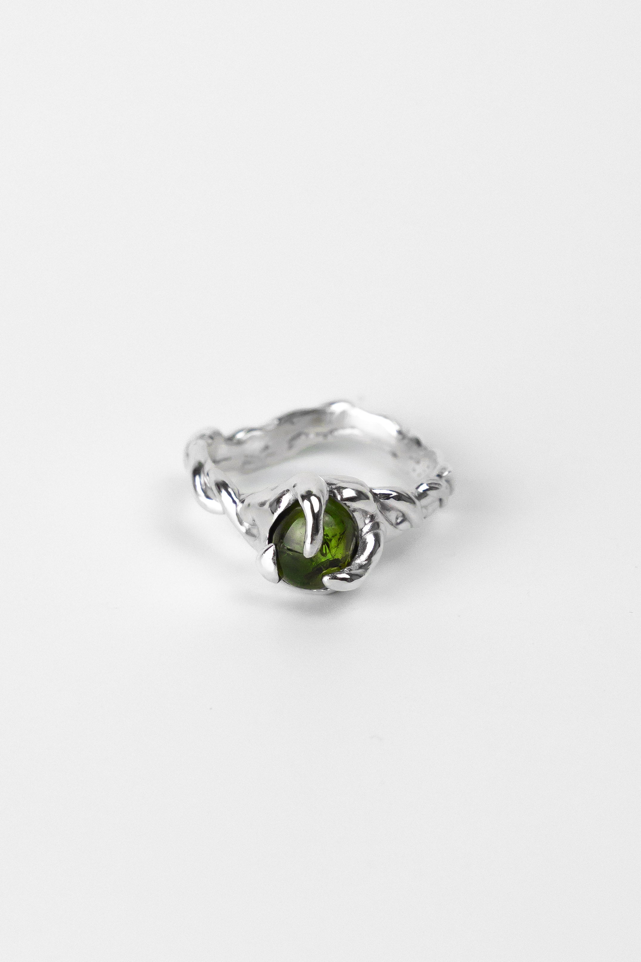 TOURMALINE WAVE RING - SIZE O - Neij Jewellery