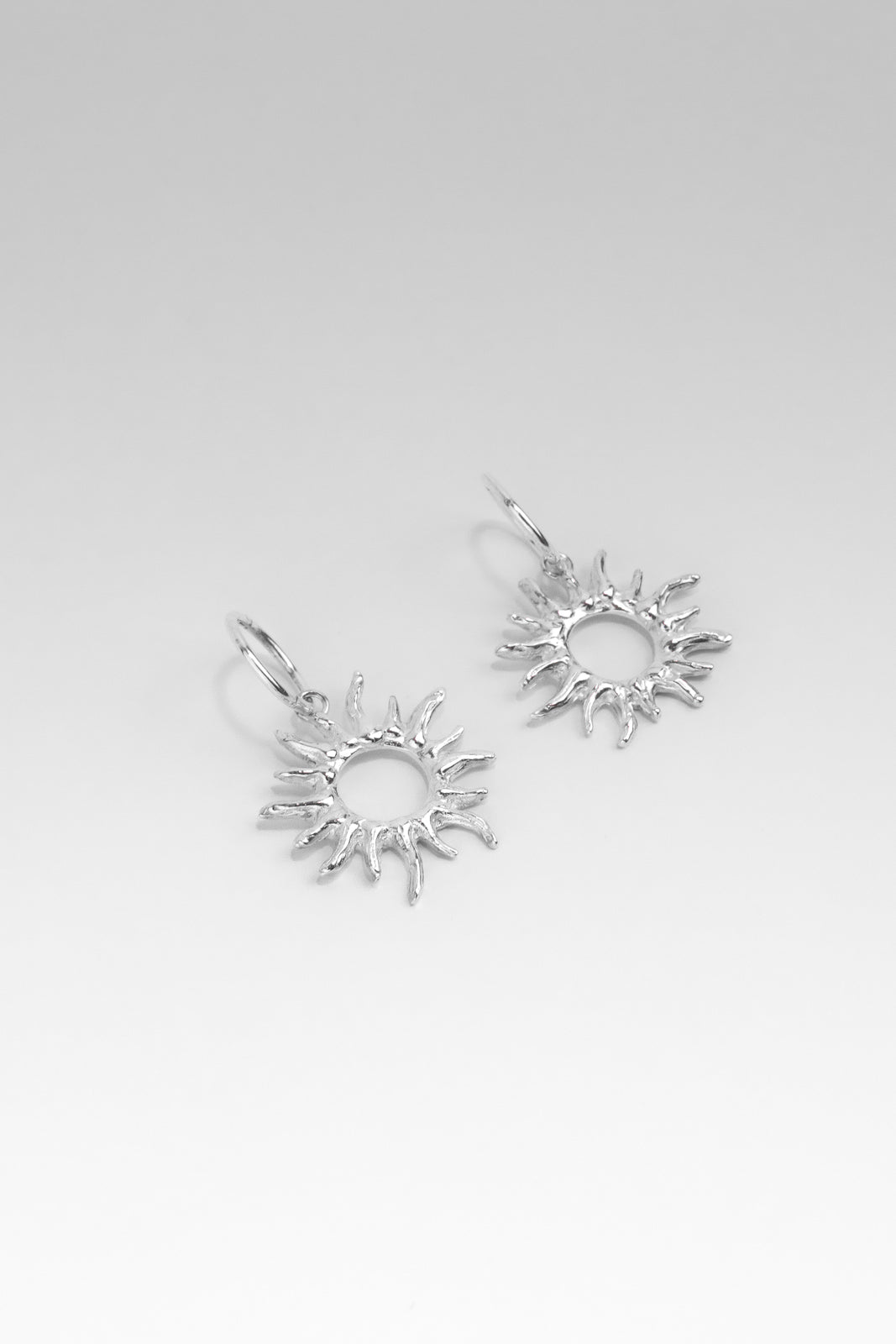 SOL SLEEPERS - SILVER - Neij Jewellery, Earrings