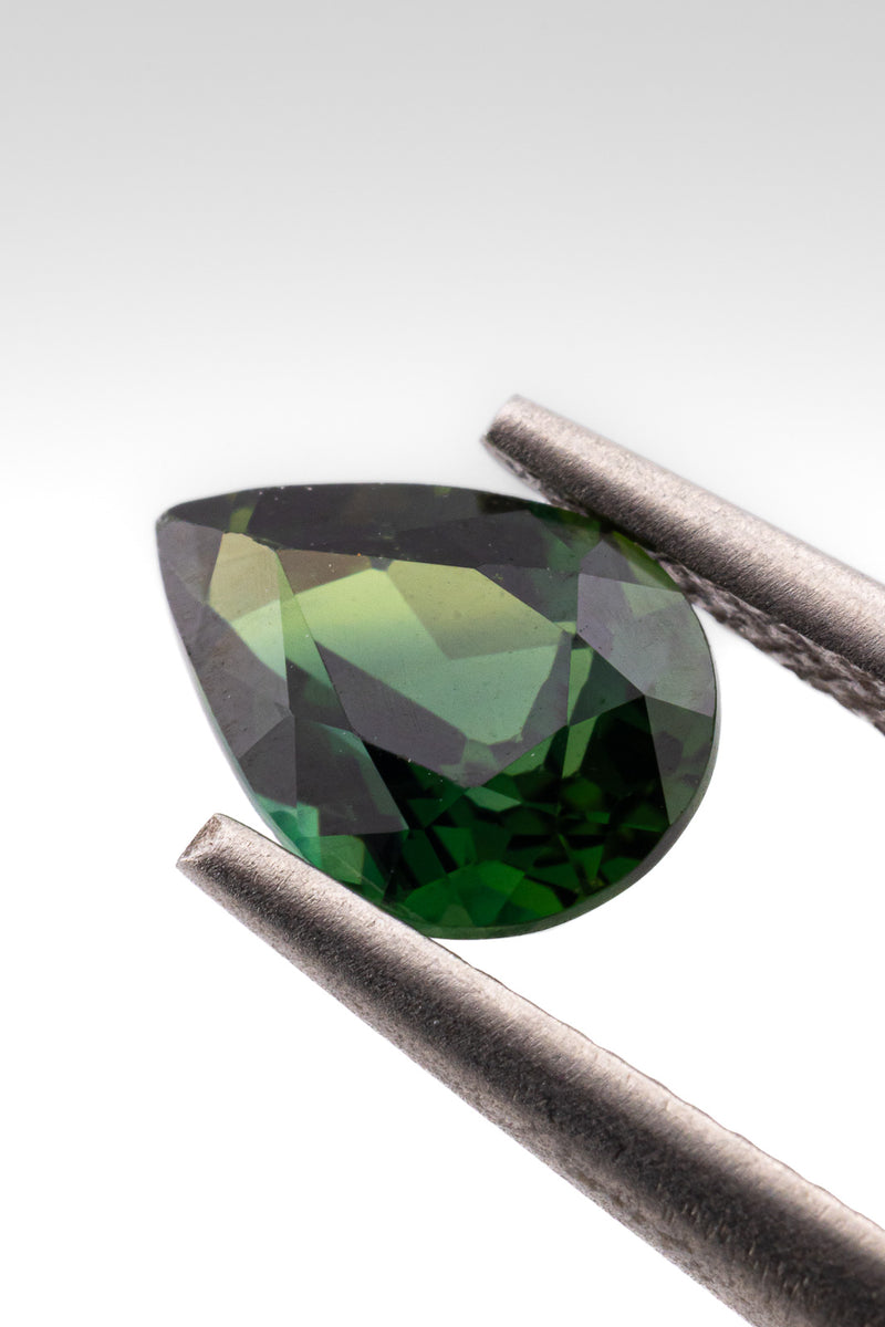 1.0ct TEAL PEAR SAPPHIRE