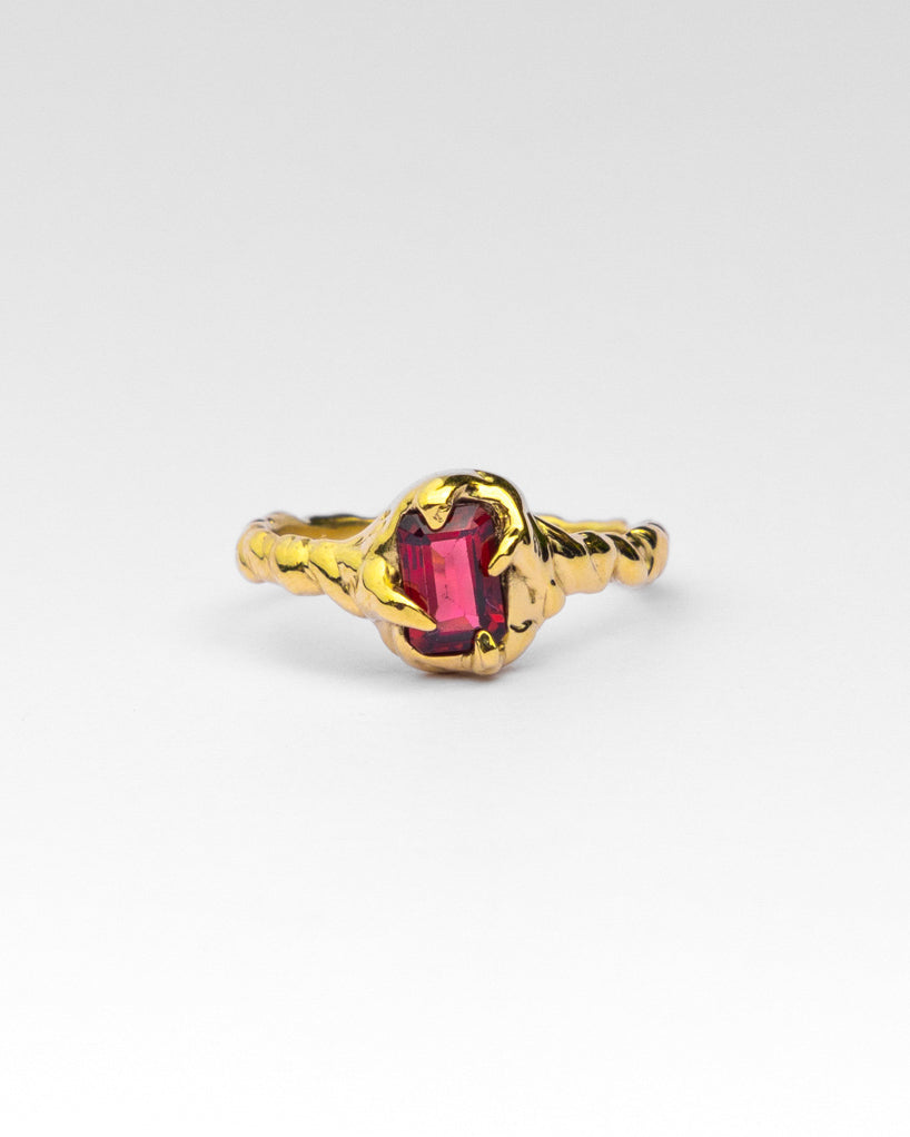 GARNET WAVE RING - Neij Jewellery, Rings